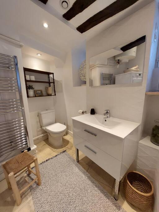 Chez Laurette - Charming Apartment In Historic Village Near Versailles 马尔利勒鲁瓦 外观 照片