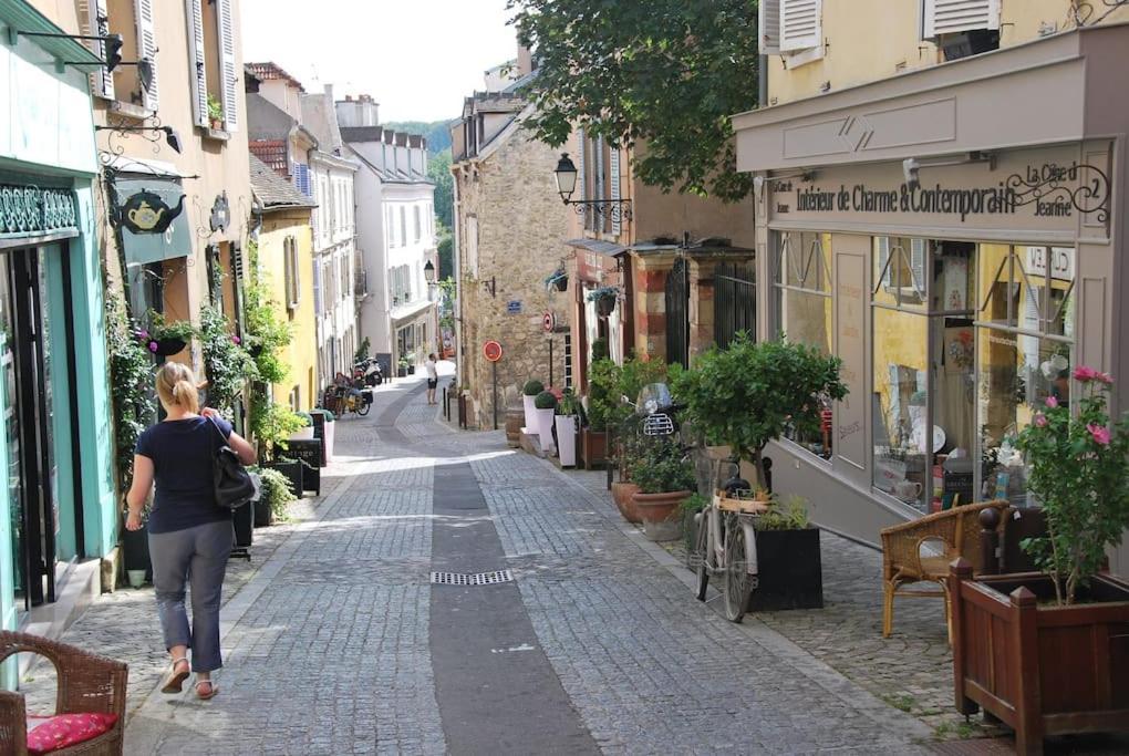 Chez Laurette - Charming Apartment In Historic Village Near Versailles 马尔利勒鲁瓦 外观 照片